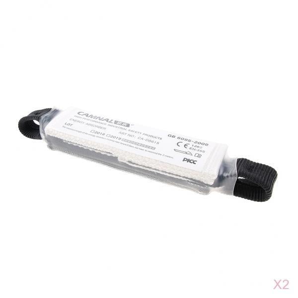 2 Correas de Protección Contra Caídas para Cuerda de Absorción de Energía para Escalada. kusrkot Amortiguador de choque de cordón