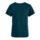 thumbnail image 3 of Tamaño Más Manga Corta Tops para las Mujeres V Cuello Bolsillo Suéter Blusa Casual Camisa Uniforme, 3 of 6