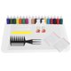 thumbnail image 2 of Marmoleado de agua tinta soluble en agua de alta solidez del color Ebru Art fluye libremente Suministros de arte para pintar en el hogar Dibujar ilustraciones para colorear Anggrek Otros, 2 of 8