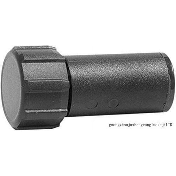 5-Pack - 1/2" Inch Drip Irrigation Connector Fitting, Compression Hose END Cap, Drip Irrigation Fitting .700 OD (Fits Poly Tubing .680" OD.700" OD & .704" OD)
