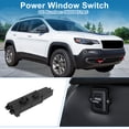 thumbnail image 2 of Interruptor de ventana eléctrica Unique Bargains No. 56009451AC para el lado del pasajero delantero derecho para Jeep Cherokee 1997-2001 Negro, 2 of 7