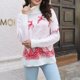 thumbnail image 4 of Puntoco Suéter Moda Mujer Casual Impresión Cuello Alto Manga Larga Suéter Navidad Liquidación Puntoco Puntoco-4615, 4 of 9