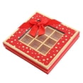 thumbnail image 3 of Caja de chocolates, regalo del Día de San Valentín, 25 rejillas, papel de embalaje, Cajas de Regalo, recipientes para cupcakes para esposa, marido, , Rojo Macarena Cajas del día de San Valentín, 3 of 8