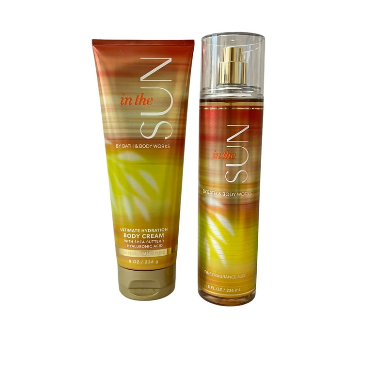 Bath & Body Works In The Sun Mist & Body Cream Set, Sun-kissed