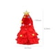 thumbnail image 3 of Disfraz navideño para perro, capa navideña con estrella y pompón, capa con gorro y diseño de árbol de Navidad, capa con capucha de Papá Noel para perros pequeños y gatos (rojo), 3 of 6