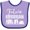 Lavender and Purple, variant on Inktastic Future Librarian Childs Library Boys or Girls Baby Bib