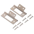 thumbnail image 3 of Prime-Line Products N 7273 3 in. Nickel Plated, Non-Mortise Bi-Fold Door Hinge (Pack of 2), 3 of 5