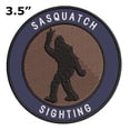 thumbnail image 2 of Sasquatch Sighting 3.5" Iron On Or Sew On Embroidered Fabric Badge Patch Unexplained Mysteries Iconic Series, 2 of 2