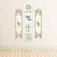 thumbnail image 3 of Big Dot of Happiness Elegant Cross - Hanging Vertical Paper Door Banners - Religious Party Wall Decoration Kit - Indoor Door Decor, 3 of 7