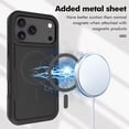 thumbnail image 2 of [PST] iPhone 17 Pro Case, Dual Layer Magnetic Wireless Charging Case MagSafe Compatible, 2 of 5