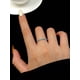 thumbnail image 2 of 1pc Pink Thin Sterling Silver Ring For Women Trendy Fine Jewelry Gift, 2 of 4