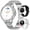 Gray diamonds steel & gray silicone & black silicone, variant on VOPOCO Smart Watches for Women(Answer/Make Calls), 1.32’’ HD Full Touch Screen Smartwatch for iOS Android IP67 Waterproof Watch with 20+ Sports Modes Pedometer 2/3 Straps