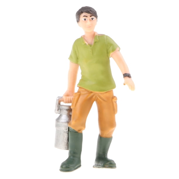 Juguete Realista de Acción Modelo de Campesino con Animales de Imitación Regalo Cumpleaños para - #3 Sunnimix Figura de acción de PVC Juguete