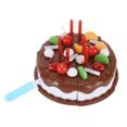 thumbnail image 3 of Set de pastel de Cumpeados de juego, Atractiva Jugada de Pastel de Cumpeados de Chocolate Para Niños Mayores de 3 Años para Dy Fingend Play Pastel de cumpleaños Toy Toy Jugar A, 3 of 7