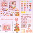thumbnail image 2 of Set de fiesta de té Lajeje Cat para niñas de 3 a 6 años con 49 piezas, 2 of 8