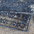 thumbnail image 3 of Ladole Rugs Anatolia Collection Traditional Indoor Area Rug - Soft Amazing 2x4 Doormat for Living Room, Dining, Bedroom, and Office - Blue and Beige, 2x3, 2' x 3'3"(60cm x 100cm), 3 of 5