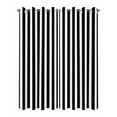 thumbnail image 2 of Black Striped Outdoor Curtains for Patio, Modern Farmhouse Black and White Stripes Privacy Drapes Grommet Waterproof Outside Curtains for Porch/Cabana/Balcony 54"x 84", 2 Panel, 2 of 9