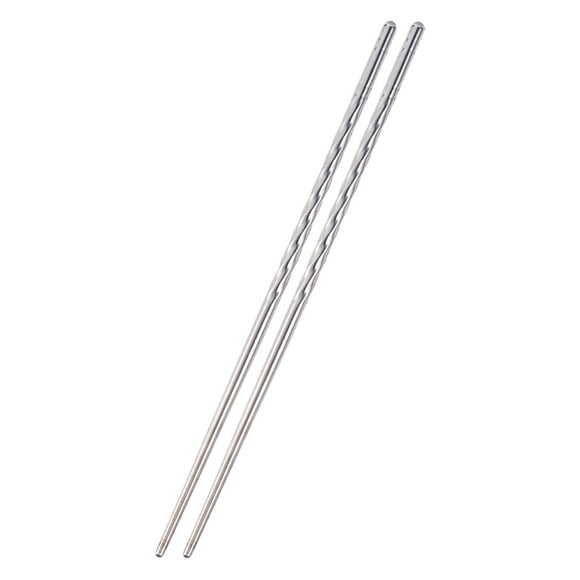 Mashaouyo Clearance 50% Off Clear! Dinnerware Stainless Chopsticks Korean Decal Stainless Chopsticks Hollow Printed Chopsticks Gift Chopsticks