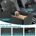 thumbnail image 3 of Unique Bargains Dog Car Seat, Cover with Side Flaps Cat Backpack Seat Protector Waterproof Non-slip for Pets Black, 3 of 7