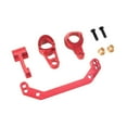 thumbnail image 4 of Conjunto de dirección de coche RC, fácil de instalar, piezas de repuesto de metal resistente. Rojo, 4 of 9