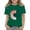 Green, variant on XIMIN Girls T Shirts Sunflower Graphic Tees Short Sleeve Crew Neck Cotton Loose Fit Funny Casual Summer Tops