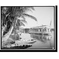 thumbnail image 2 of Historic Framed Print, House boating on the Miami River, Florida, 17-7/8" x 21-7/8", 2 of 9