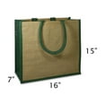 thumbnail image 2 of Dakota Two Tone Gusset Jute Tote Bag Crafting Essential, 2 of 5