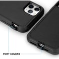 thumbnail image 5 of Case for iPhone 11 Pro Max (6.5'' Display), Rugged Durable Defender Heavy Duty 3 in 1 Shockproof Full Body Protective Cover Phone Case for Apple iPhone 11 ProMax (Black), 5 of 7