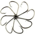 thumbnail image 3 of 50pcs Fishing Circle Hooks Saltwater Set in line Circle Hook High Carbon Steel Hook Octopus Hook for Freshwater Saltwater (4/0), 3 of 7