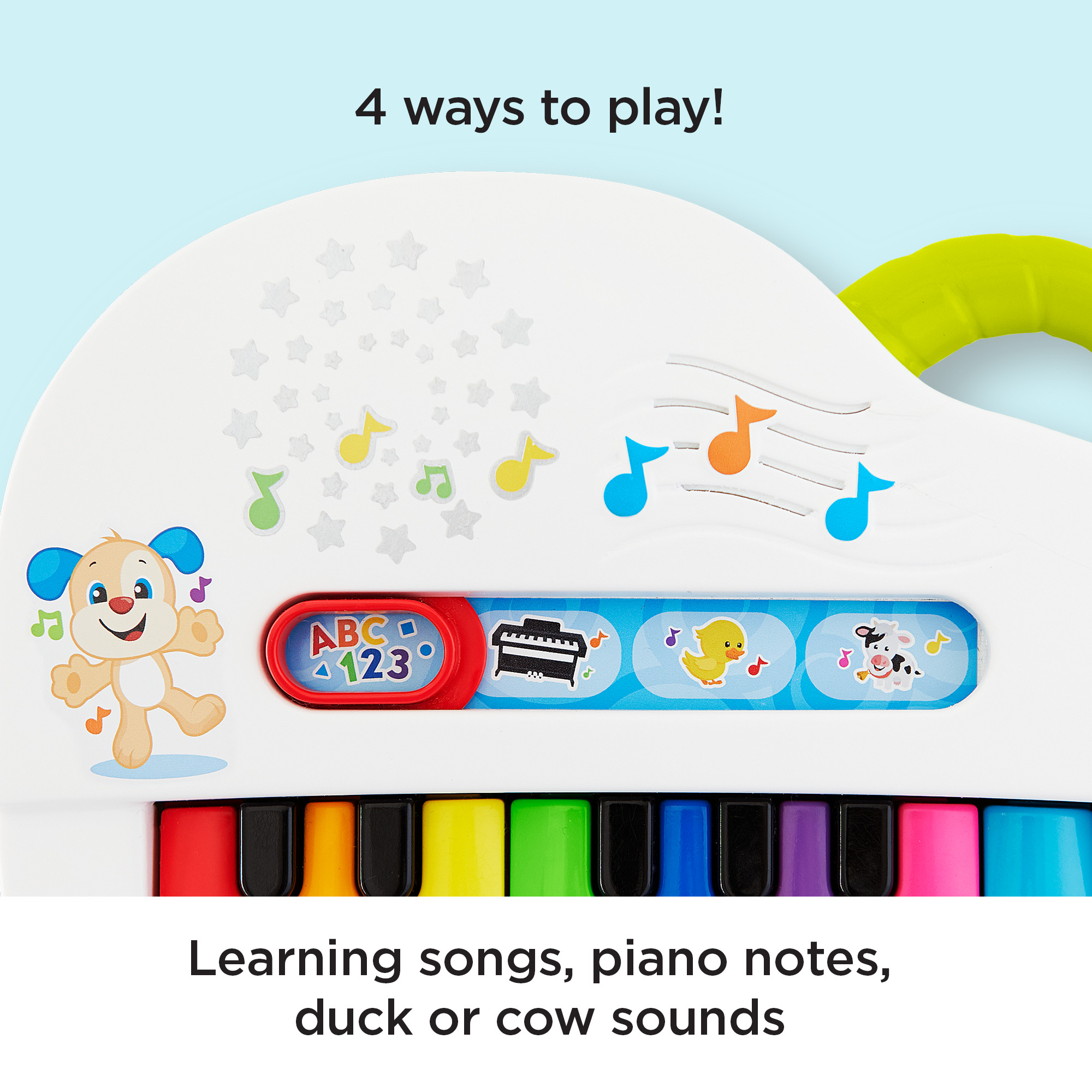Fisher-Price Laugh & Learn Silly Sounds Light-Up Piano Interactive Toy for Baby & Toddler - image 6 of 7
