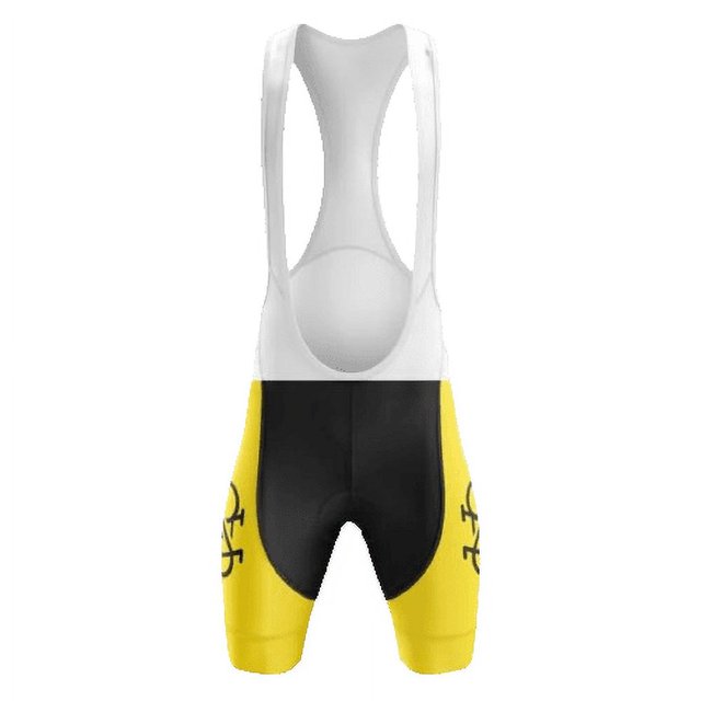 Bike Forever Yellow Bib Shorts - 3XL