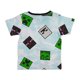 thumbnail image 2 of Playera Minecraft Talla 4 Manga Corta con Estampado Minecraft Azul, 2 of 3