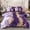 Purple, variant on ZXJMHJ 6 Pieces Queen Size Comforter Set Purple,Watercolor Marble Colorful Bedding,Ultra Soft Purple Bed Set with Comforter and Sheets for All Season