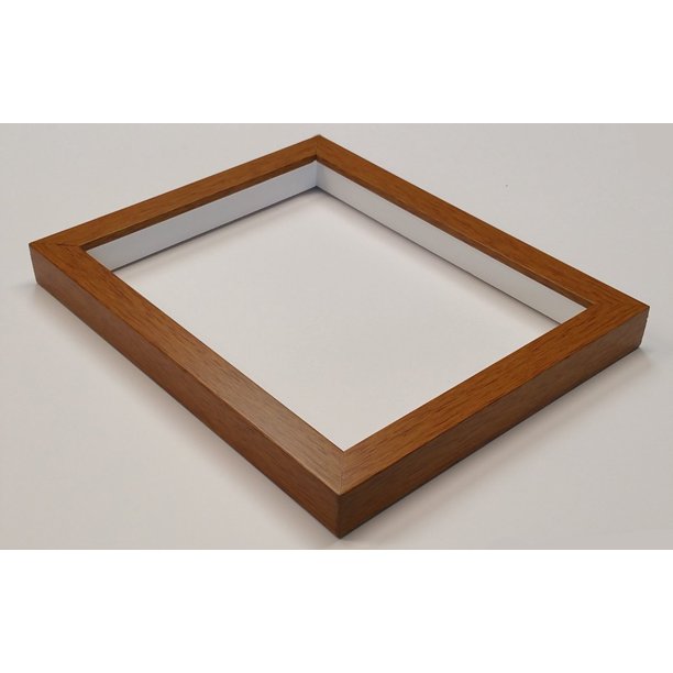 Shadowbox Gallery Wood Frames Honey Pecan, 5 x 7, Wood Shadow Box Frame Interior dimensions of