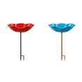 thumbnail image 1 of YWIYIUD 2PCS 5.91x23.62inch Flower Garden Stake Watering Station Bird Bath with GroundStake Portable and Durable BirdsWatering Station Suitable for Garden and Backyard, 1 of 8
