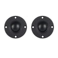 thumbnail image 1 of 2Pcs Tweeter Speaker 6 Ohm 30W Hifi Soft Dome Silk Film Treble Loudspeaker Neodymium Toothed Aluminum Heat Sink, 1 of 5