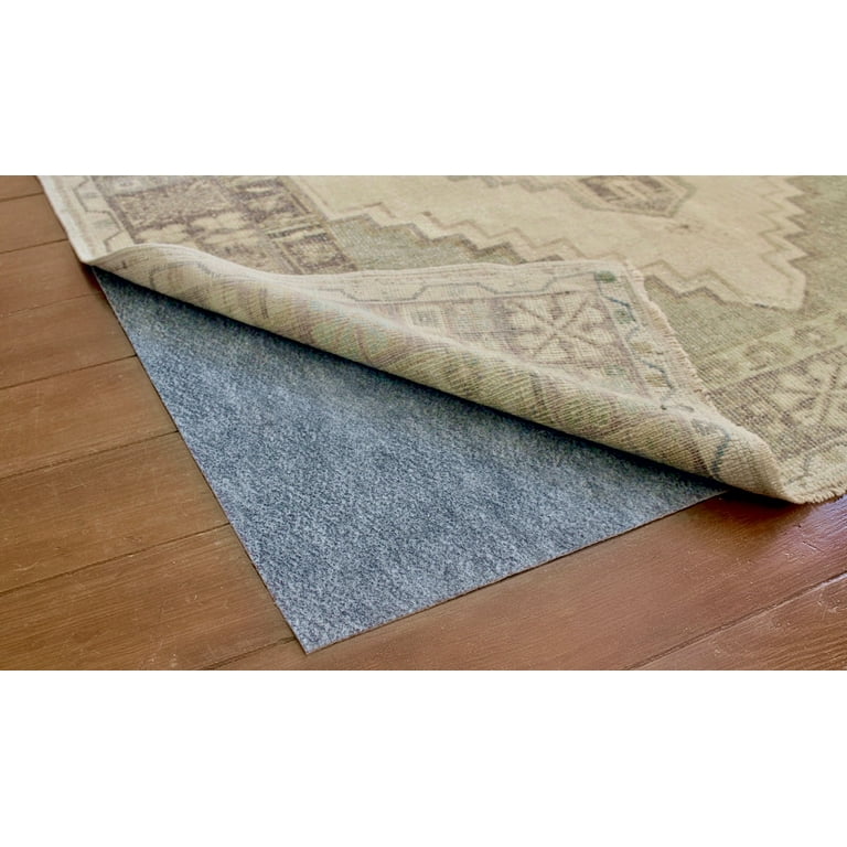 RugPadUSA - Dual Surface - 9'x12' - 3/8 Thick - Felt + Rubber - Enhanced Non-Slip Rug Pad - Adds Comfort and Protection - for Hard Surface Floors