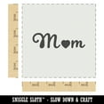 thumbnail image 2 of Mom with Heart DIY Cookie Wall Craft Stencil - 4.5 Inch, 2 of 5