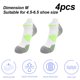 thumbnail image 2 of Calcetines de compresión de tobillo para hombres y mujeres, 4 pares, calcetines de compresión bajos para correr con soporte de tobillo Adepaton BST2002828-2, 2 of 5