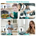 thumbnail image 5 of Electric Lunch Box,2 In 1 Portable Food Warmer Heater Lunch Box For Car,Work,Home & Office- Capacity 1.5L US Plug Light Coffee, 5 of 5
