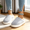 thumbnail image 6 of ssuyfkrb Slippers for Women,Slippers for Women Indoor,Slippers Women,Non-slip,Close Toe,Slip-On,Gray,38, 6 of 8