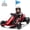 Red, variant on Joyracer 24V 14Ah Kids Electric Go Kart with Remote Control, 3 Speed Modes 5–10 MPH, 2 * 200W Motors, Metal Frame Ride on Toys Drift Kart for Big Kids, Music & Bluetooth, Pink