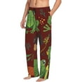 thumbnail image 2 of Fotbe Men'S Frogs And Mushroomsclassic Pajama Pants With Elastic Waist And Drawstring Pockets，Pajama Pants Mens Lounge Pants Super Soft, 2 of 9