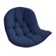 thumbnail image 2 of Cojín para silla con forma de huevo, cojín colgante para silla, suave, lavable, cómodo y grueso. Azul profundo, 2 of 8