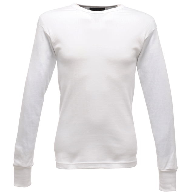 Regatta - Camiseta Interior de Manga Larga para Hombre (Blanco)