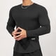 thumbnail image 2 of Camiseta informal de manga larga para hombre, Camisa lisa para gimnasio, Fitness, culturismo, Tops de moda para hombre, ropa de rayas delgadas, Otoño e Invierno, 2 of 5