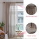 thumbnail image 4 of Cortinas de casa de campo con borlas de lino Cortinas de bolsillo con bastón de dormitorio bordado Vhermosa, 4 of 6