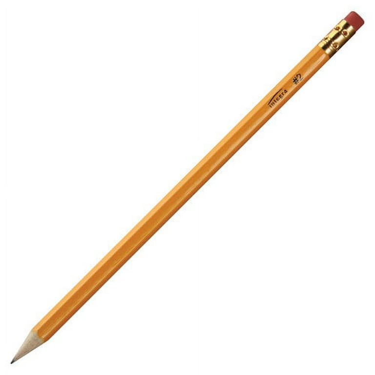 Integra Presharpened No. 2 Pencils - #2 Lead - Yellow Barrel - 12 / Dozen Integra Presharpened No. 2 Pencils - #2 Lead - Yellow Barrel - 12 / Dozen