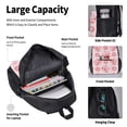 thumbnail image 4 of Easygdp Pigs Head And Donuts Mochila para Niños y Niñas con Set de Caja de Almuerzo y Estuche para Lápices 3 en 1, Mochila Escolar Estampada para Adolescentes, 4 of 7