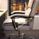 thumbnail image 4 of Modern Computer Office Chair White Bedroom High Back Long Sitting Armchair Elastic Steel Pulley Silla Gamer Furniture Decoration My Lux Decor Round, 4 of 38